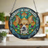 Chihuahua Fawn Memorial Stained Glass Effect Suncatcher